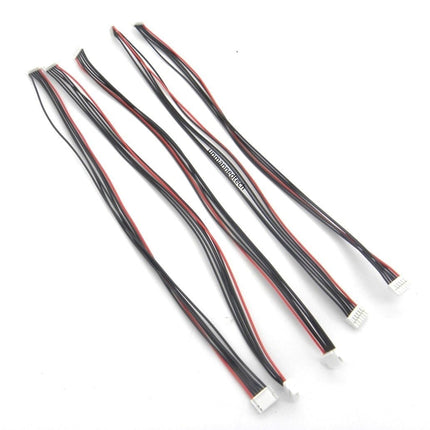 Male JST-GH 1.25 6 pin connectors to JST-GH 1.25 6 pin connectors - Pack of 5