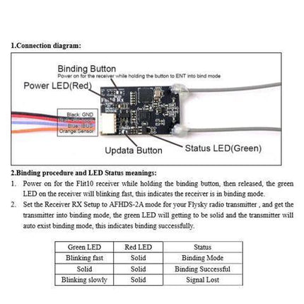 Flit10 Micro Flysky Receiver with Telemetry