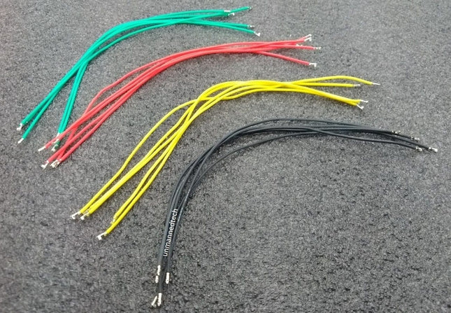 JST-SH1.0 to JST-SH1.0 Pre-crimped DIY Silicone Wire Pack (Pack of 20)