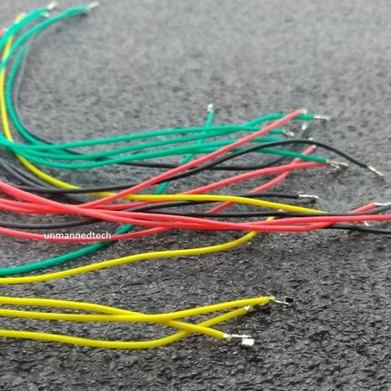 JST-SH1.0 to JST-SH1.0 Pre-crimped DIY Silicone Wire Pack (Pack of 20)