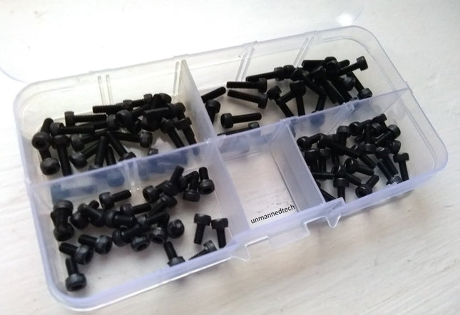 DroneBuildr M3 Steel Alloy Screw Set (100pcs)