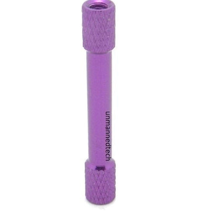 M3x35 Coloured Knurled Aluminium Standoffs (Pack of 10)