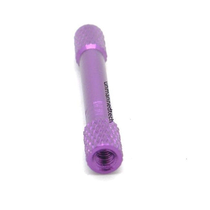 M3x35 Coloured Knurled Aluminium Standoffs (Pack of 10)