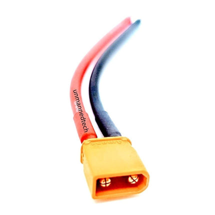 XT30 Male Battery Wire 7cm 18AWG silicone wire