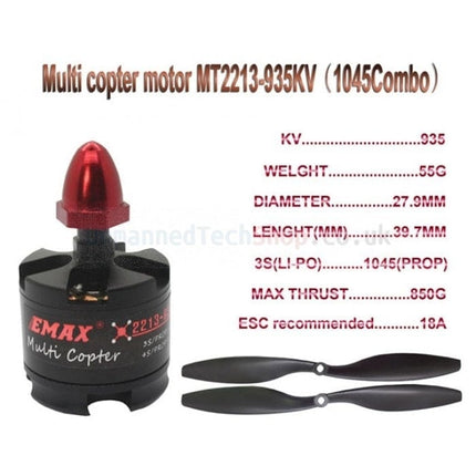 Brushless Motor Emax MT2213 935Kv