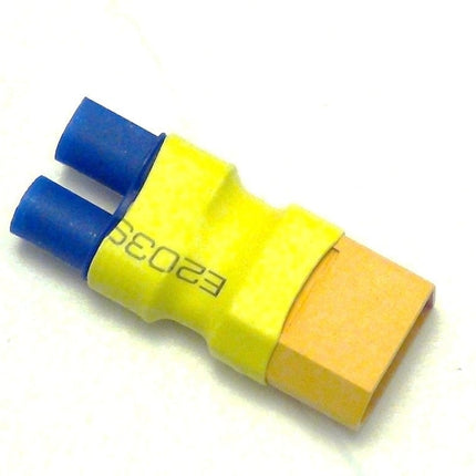 Male XT60 to female EC3 connector (Pack of 2)