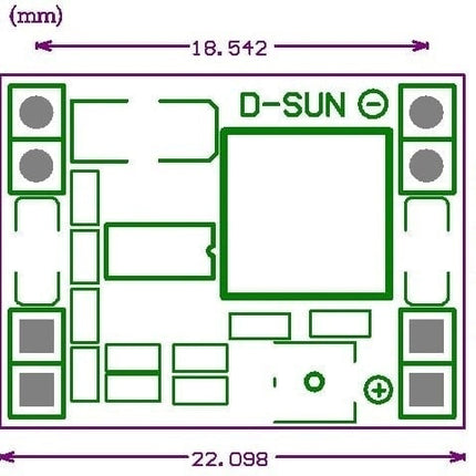 Mini Variable Voltage Regulator (4.5 - 28V Input) (0.8 - 20V Output)