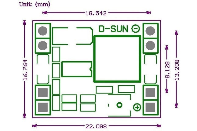 Mini Variable Voltage Regulator (4.5 - 28V Input) (0.8 - 20V Output)