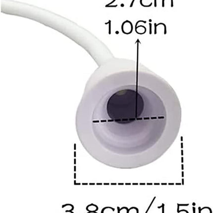 Shower Head and Extra Long Hose Set for Bath Taps/Tap Professional, 150cm