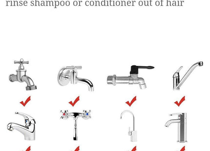 Shower Head and Extra Long Hose Set for Bath Taps/Tap Professional, 150cm