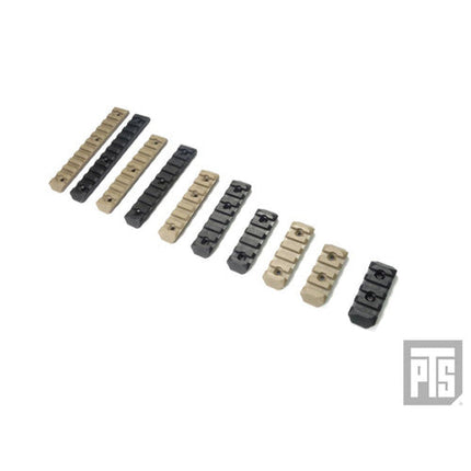 PTS Enhanced 5 Slot Rail Section (Keymod) (Dark Earth)