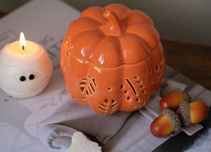 Pumpkin Wax Melt Burner - Orange