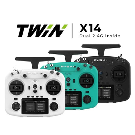 FrSky Twin X14S EU Dual 2.4G Mode 2 Radio Control (with Battery)