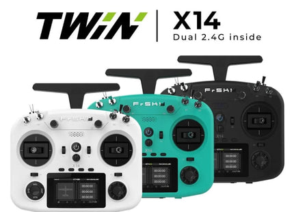 FrSky Twin X14 EU Dual 2.4G Mode 2 Radio Control (with Battery)
