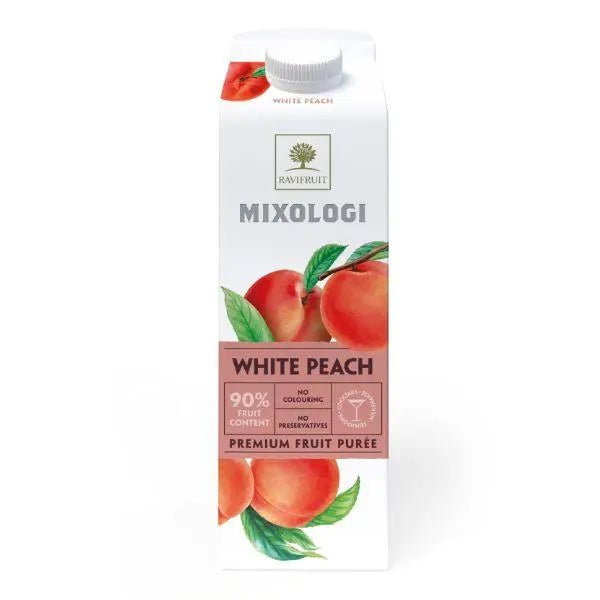 Ravifruit Mixologi White Peach Puree 1ltr