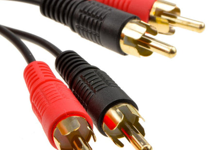 The Electronics Hub Twin RCA Phono Cable Gold Plated