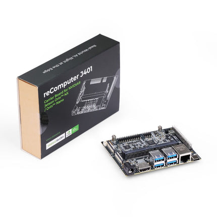 reComputer J401 - Open-source carrier board for Jetson Orin Nano/Orin NX (no power adapter)