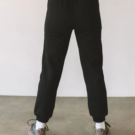 Rebody French Terry Sweatpants for Women - 7/8 Inseam, Baggy Fit, Pockets, Drawstring
