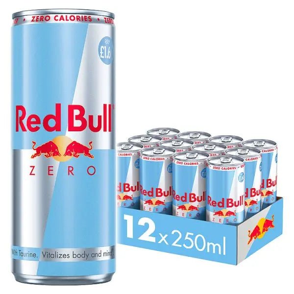 Red Bull Energy Drink Zero 250ml 12 Pack
