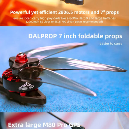 HGLRC / Rekon 7 PRO Long Range FPV Drone Analog