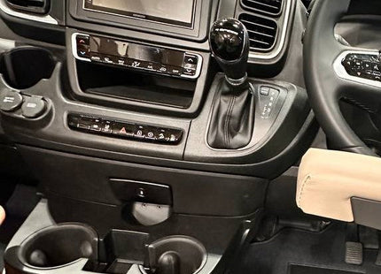 For Vauxhall Movano Black Cup Holder Console | Centre Storage Console | Van-X