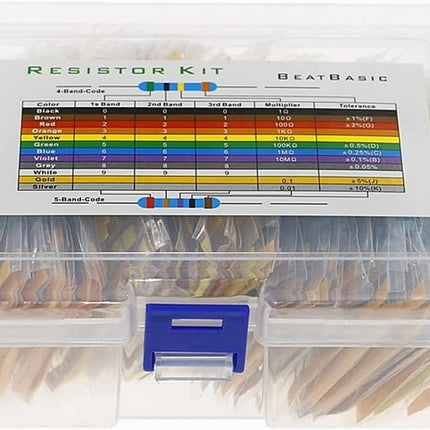 Resistor Pack 860pcs 86 Values x 10pcs 1/2W