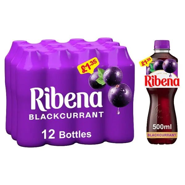 Ribena Blackcurrant Juice Drink 500ml (Case of 12)