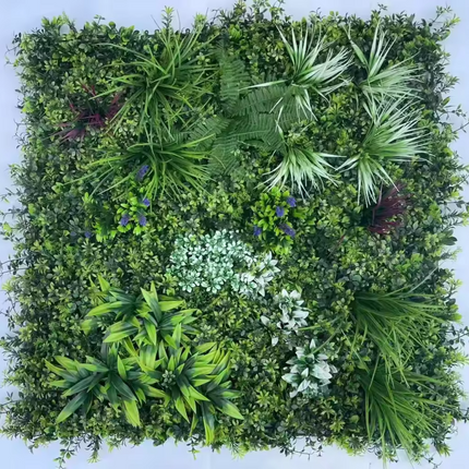 Artificial Green Wall Panel 100x100cm Backdrop Decor Plants Outdoor Garden