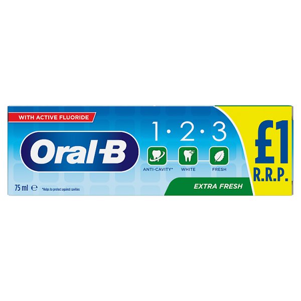 Oral-B Fresh Protect Toothpaste 75ml (Case of 12)