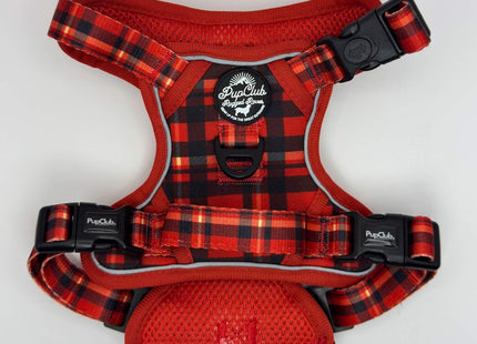 Rugged Rover™ Harness - Red Tartan