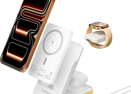 YouthMemory 4-in-1 Wireless Charging Station for iPhone, Apple Watch & AirPods