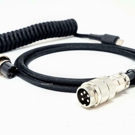 TKC - Techflex GX16 Aviator Coil Cable USB-C For Mechanical Keyboards