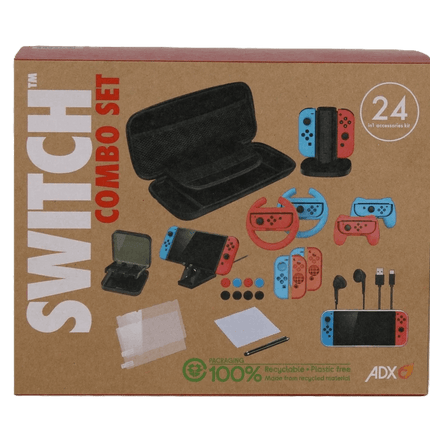 ADX Nintendo Switch 24 1 Mega Bundle Video Games Consoles Game Accessories