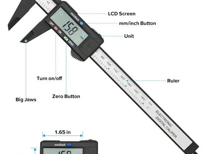 Electronic Digital Mini Caliper 150mm