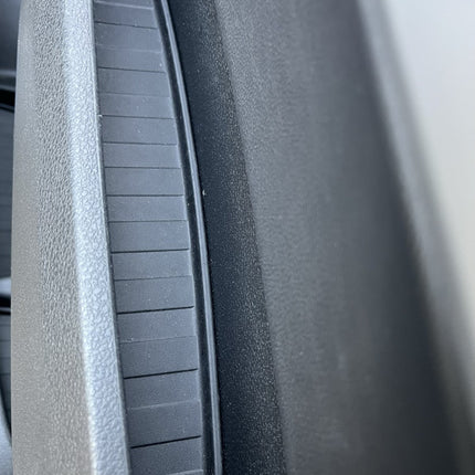 For Vauxhall Vivaro Door Pocket Rubber Inserts & Mats – Black Interior Storage Liners
