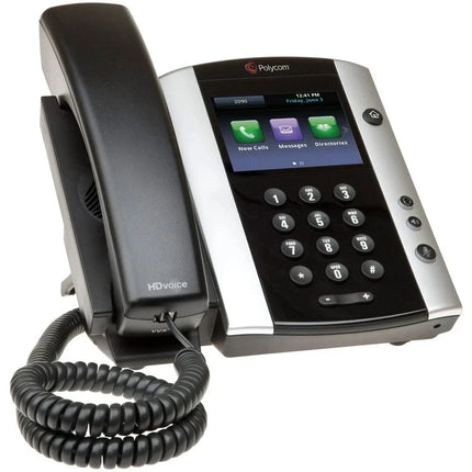 Polycom VVX 501 HD Business Media IP Desk Phone PoE for Office & Call Centers