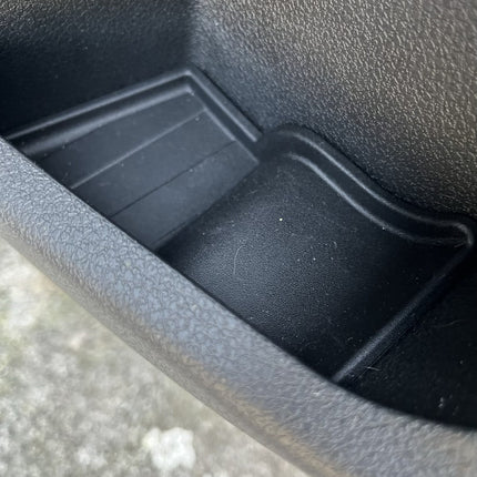 For Citroën Dispatch Door Pocket Rubber Inserts & Mats – Black Interior Storage Liners