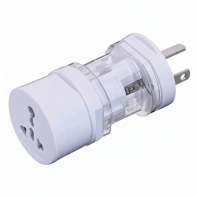 Travel Plug Universal Handy Worldwide Charger Power Adapter US, EU, UK, AU White