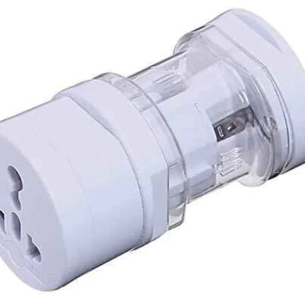 Travel Plug Universal Worldwide Charger Power Adapter US, EU, UK, AU - White