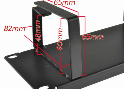 Cable Management Bar 2U (≈ 3.5″ / 88.9 mm) Data Cabinet 19 Inch Orion CMR-4-2U