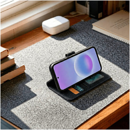 Samsung Galaxy A25 Book Flip Case Leather Wallet