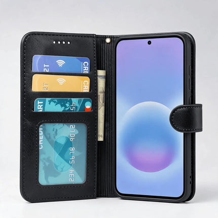 Samsung Galaxy A35 Book Flip Case Leather Wallet