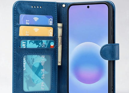 Samsung Galaxy A34 Book Flip Case Leather Wallet