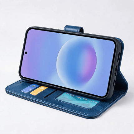 Samsung Galaxy A25 Book Flip Case Leather Wallet