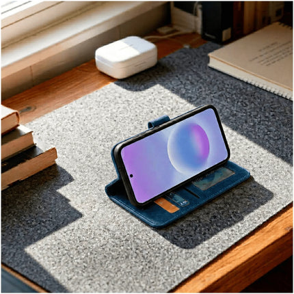 Samsung Galaxy A57 Book Flip Case Leather Wallet