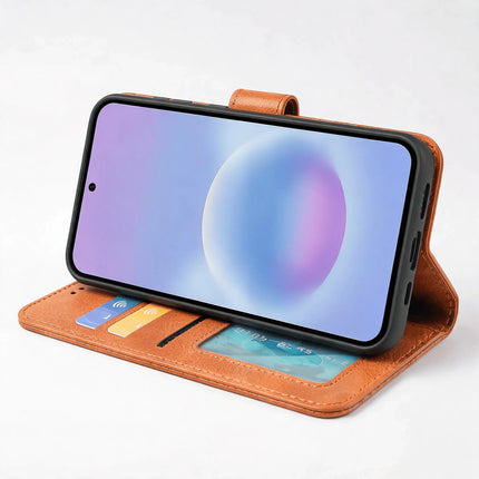 Samsung Galaxy A36/A56 Book Flip Case Leather Wallet