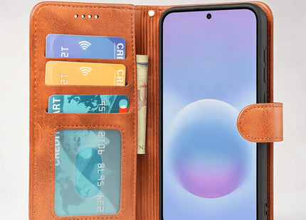 Samsung Galaxy A37 Book Flip Case Leather Wallet
