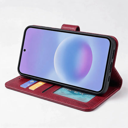 Samsung Galaxy S24 Series Book Flip Case Leather Wallet