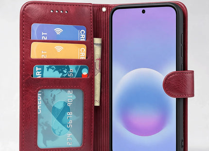 Samsung Galaxy A37 Book Flip Case Leather Wallet