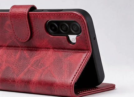 Samsung Galaxy A34 Book Flip Case Leather Wallet